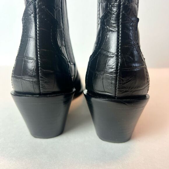 Dolce Vita Black Ankle Boots - Picture 5 of 10